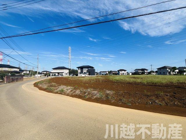 【建築条件なし】川越市内138坪超の土地の外観