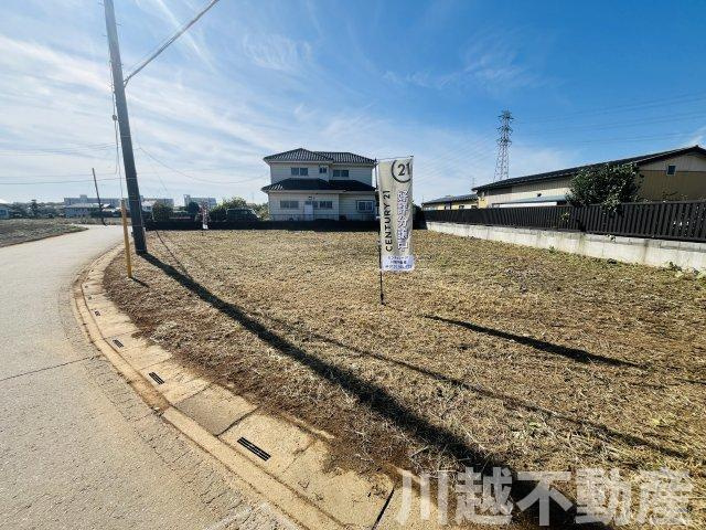 【建築条件なし】川越市内138坪超の土地の外観