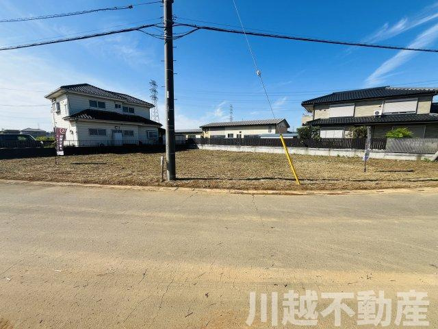 【建築条件なし】川越市内138坪超の土地の外観