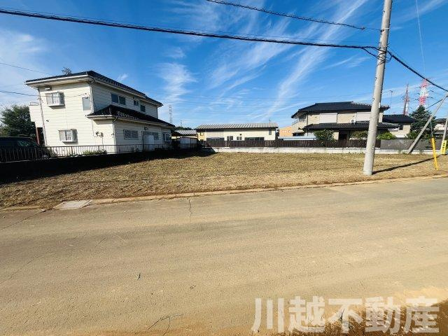 【建築条件なし】川越市内138坪超の土地の外観