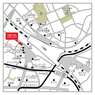 【地図】 | シエルブラン千葉駅前