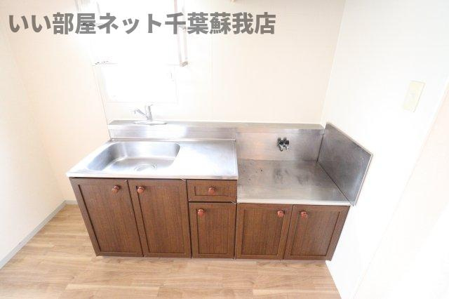 サンモールおゆみ野Ａのキッチン|使いやすいキッチンです