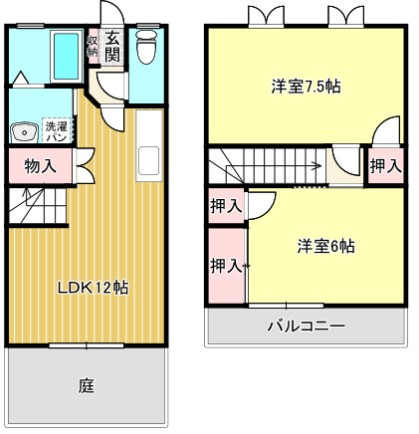 MKハイツ２号館の間取り