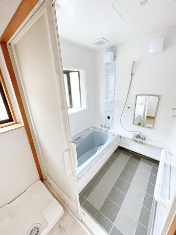 郡山市大槻町笹ノ台　中古戸建の浴室|令和6年にリフォームしたきれいな浴室です☆