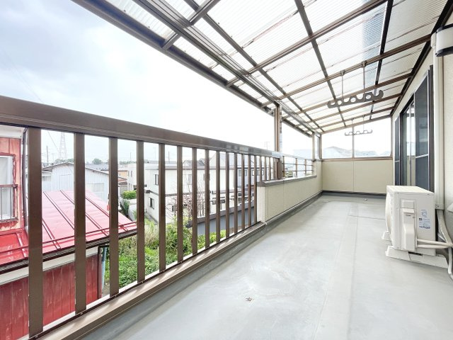 郡山市大槻町笹ノ台　中古戸建のバルコニー