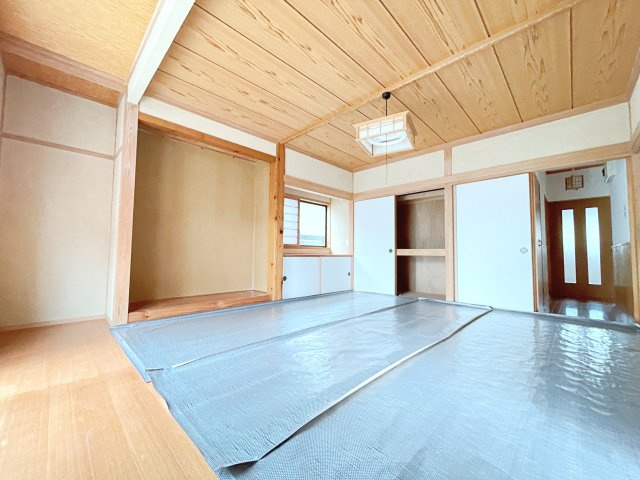 郡山市大槻町笹ノ台　中古戸建の和室|広縁付きの和室なので陽当たり良好♪床の間付きです！