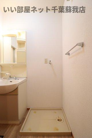 ファースト・エアフォルクⅠの洗面所|洗濯機置場