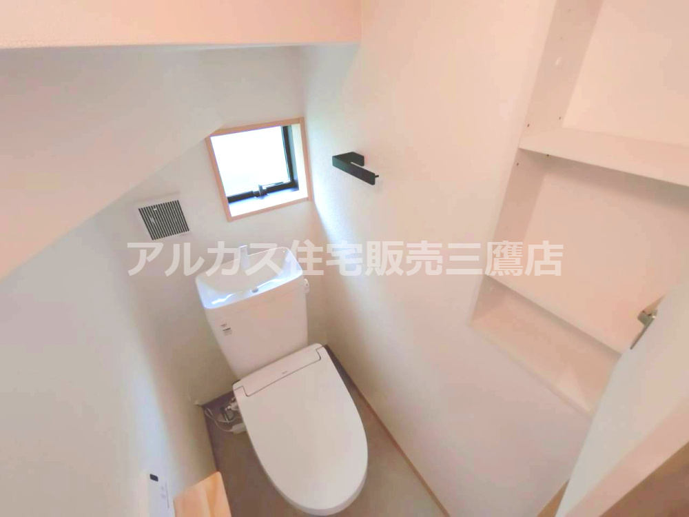 調布市深大寺北町４丁目 中央線 三鷹駅 新築戸建のトイレ