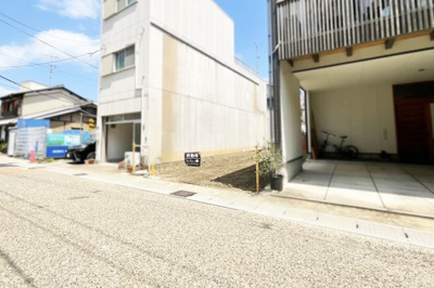【前面道路含む現地写真】 | 宇治市五ケ庄西浦　土地 | 小中一貫校《宇治黄檗学園エリア》まで徒歩4分と通学面で安心です(*´▽｀*)