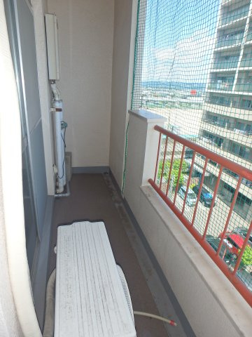 倉敷富井フォートレスのバルコニー