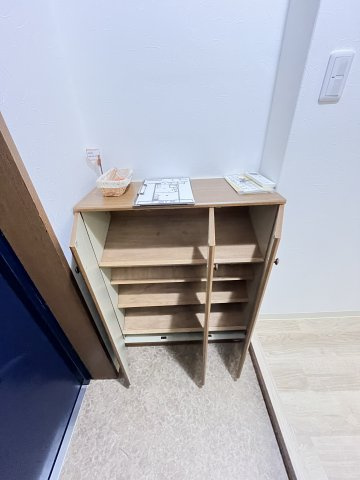 ワイケイマンションの玄関