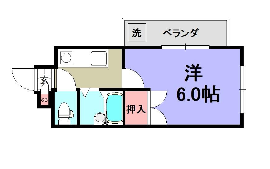 スカイハイツ中野の間取り|【代表的な間取です】