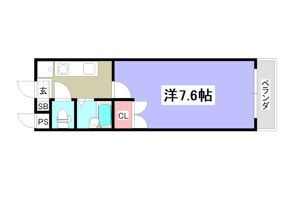 スカイハイツ中野の間取り|【代表的な間取です】