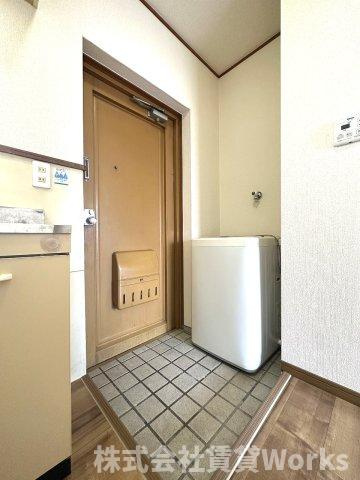 山本ハイツの玄関|ゆったりとした玄関です