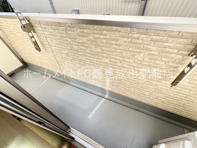 アヴァンス深江橋Ａ棟のバルコニー