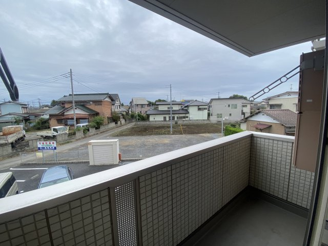 クレア神立のバルコニー