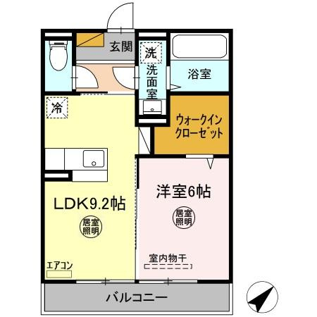 クレア神立の間取り