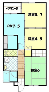 ファミリー様に人気の３ＤＫタイプです！