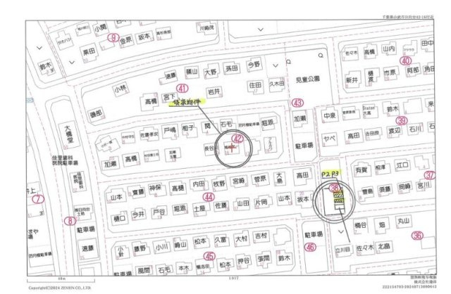 K-６の地図|近隣駐車場