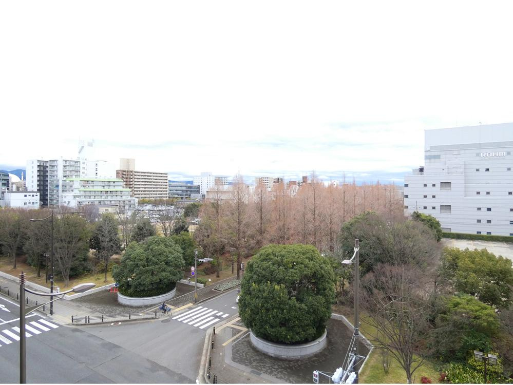 プラネスーペリア京都西院の展望|７階建ての６階部分なので、まわりに遮るものがなく開放感があります♪