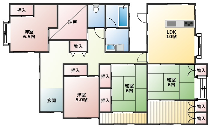 月見ヶ丘５丁目　中古戸建