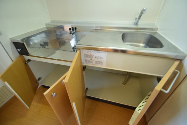 プランドール夏見台のキッチン|プロパンガス