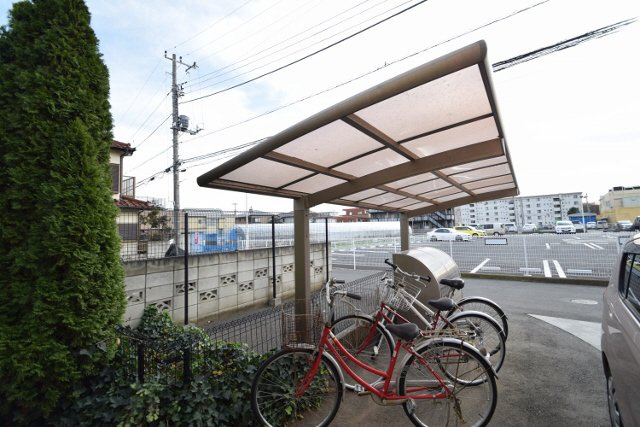 プランドール夏見台のその他共用部分|敷地内に駐輪場あります