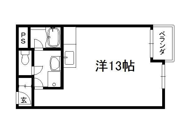 下鴨女子学生会館テラッセ糺の森の間取り|【代表的な間取です】