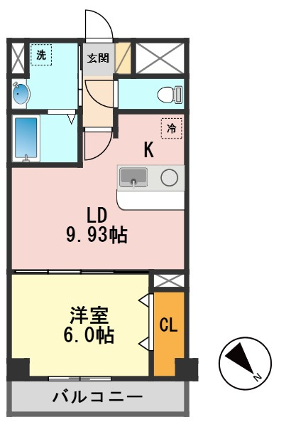 パティオⅡの間取り
