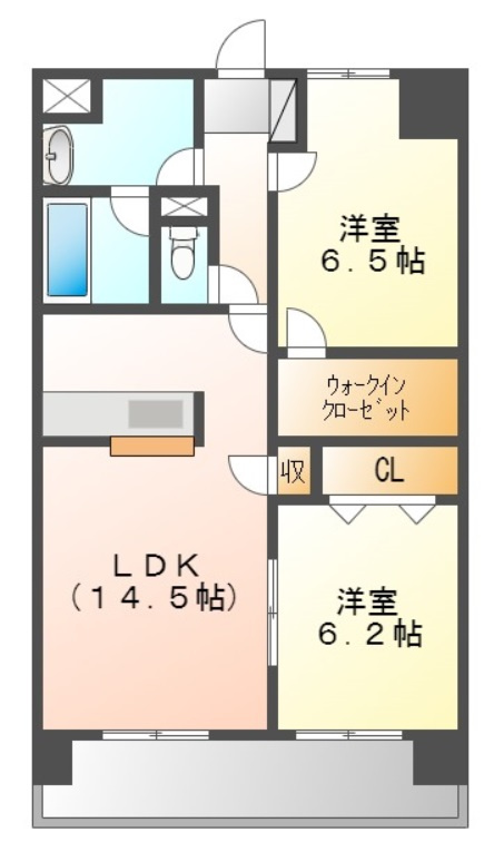 ＷＩＮ北方の間取り