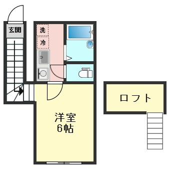 レジュール高砂の間取り