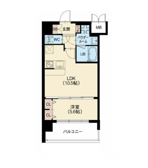 スプランディッド梅田北の間取り