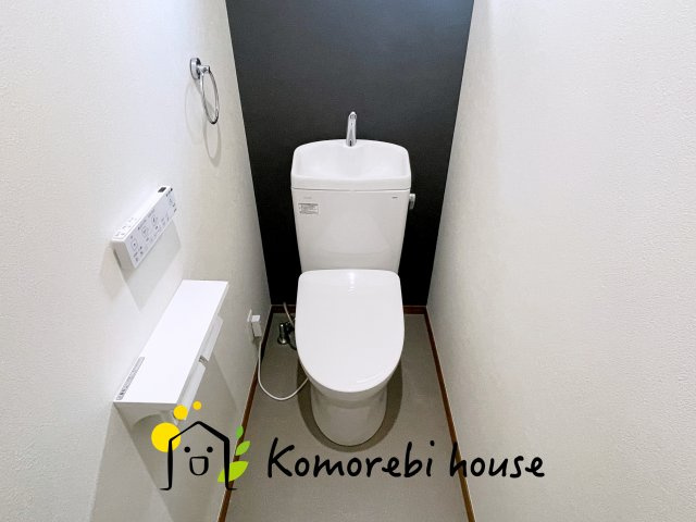 北本市宮内3丁目　中古一戸建てのトイレ|現地（2024年8月11日撮影）