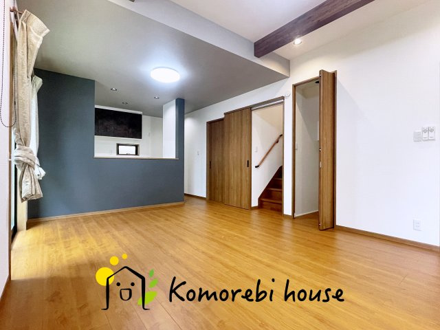 北本市宮内3丁目　中古一戸建ての居間・リビング|現地（2024年8月11日撮影）