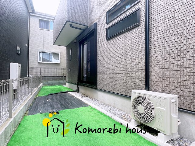 北本市宮内3丁目　中古一戸建ての庭|現地（2024年8月11日撮影）