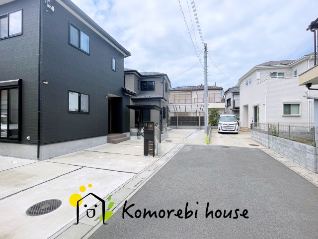 北本市宮内3丁目　中古一戸建ての前面道路含む現地写真|現地（2024年8月11日撮影）