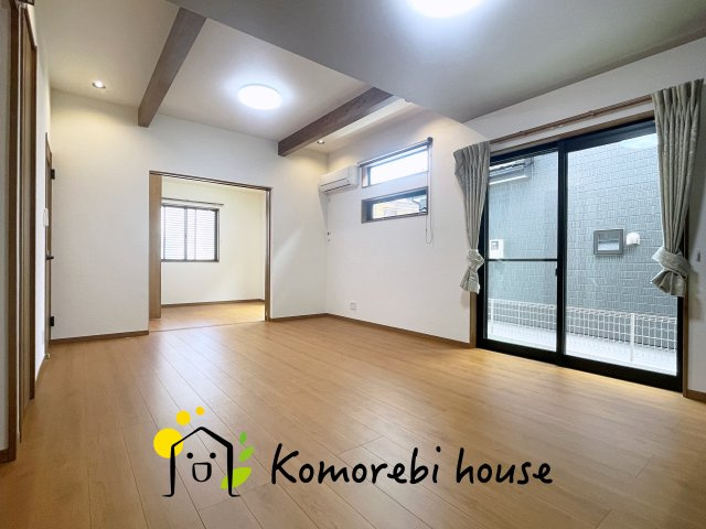 北本市宮内3丁目　中古一戸建ての居間・リビング|現地（2024年8月11日撮影）