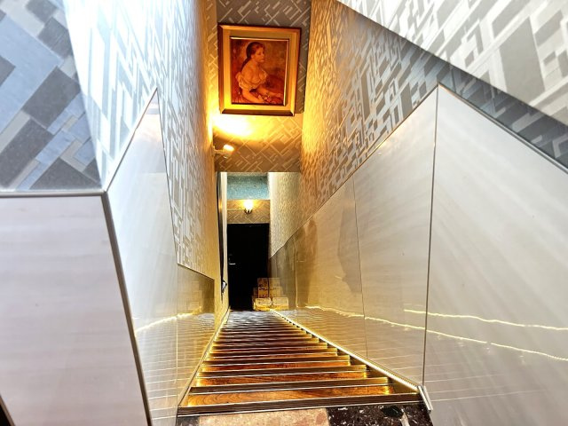 和光市南１丁目　中古一戸建　東京メトロ有楽町線　和光市の内装|玄関を入ると、高級感のあるオシャレな階段