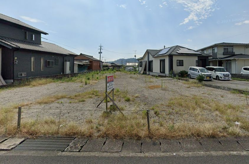 都城市高崎町大牟田の売地の外観