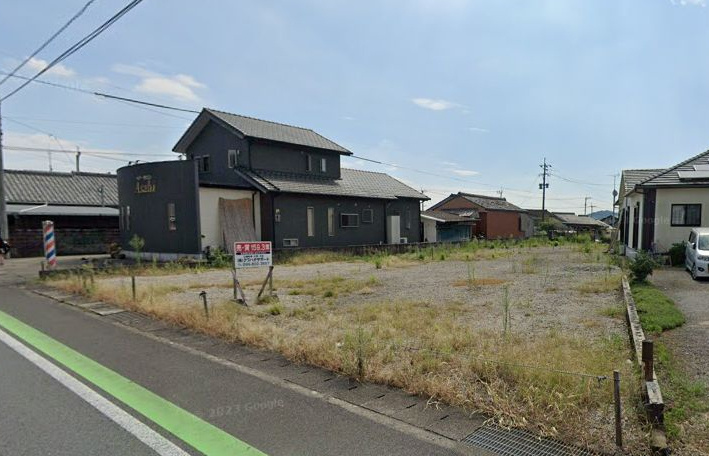 都城市高崎町大牟田の売地の外観