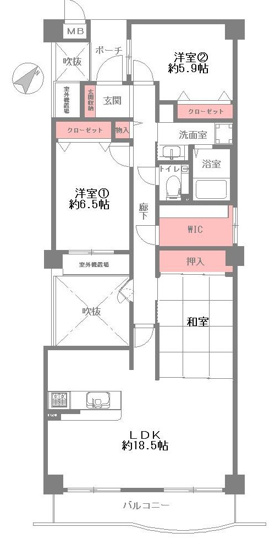 【間取り】 | ジオ六甲山手