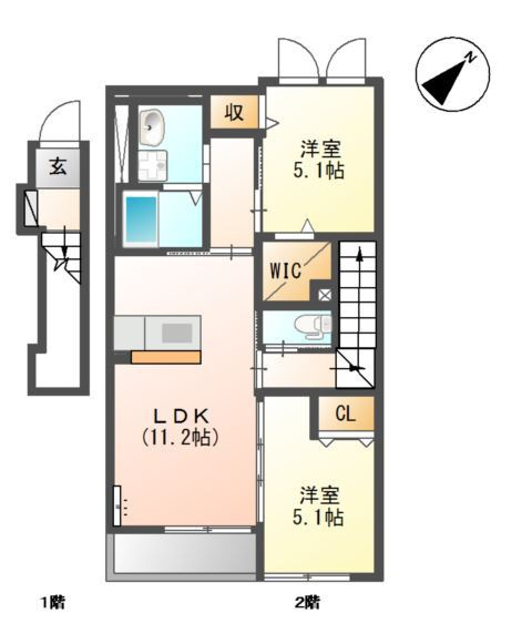 ソラーレ梅満の間取り
