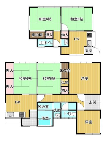【間取り】 | 柳井・大屋