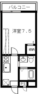 【間取り】 | フラッティ堀川高辻