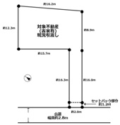 峰岡町三丁目売地（古家あり）の画像