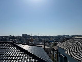 【展望】 | 峰岡町三丁目売地（古家あり） | バルコニーからの眺望