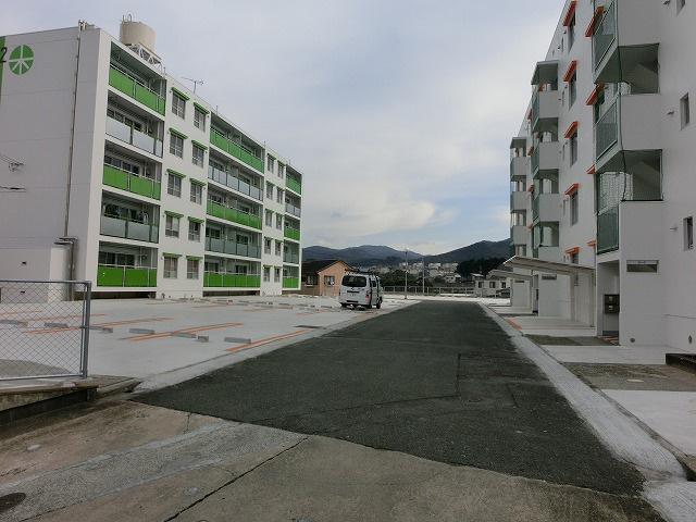 グレースタカツキ　1号棟の駐車場