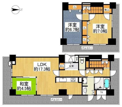 【間取り】 | アリスト枚方香里ヶ丘