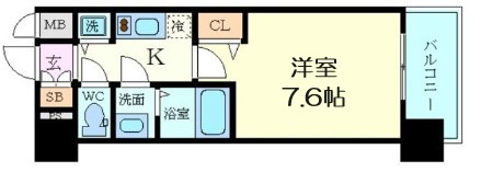 【間取り】 | プレサンス松屋町駅前デュオ