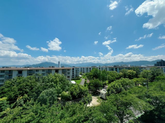 【展望】 | 落ち着く緑の木々が目に優しくしみてきます。住まい選びに眺めは大事。